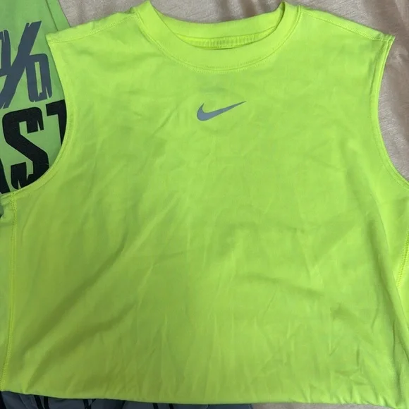 Lot of boys Large T-Shirts w/ 1 zipper hoodie and one tank - Picture 7 of 8